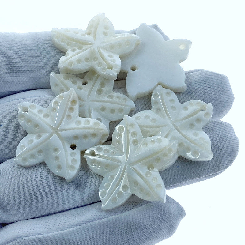 Starfish Beads Mother Of Pearl FWM-0002