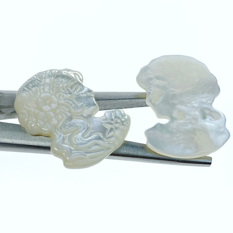 Victorian Cabochon Mother of Pearl