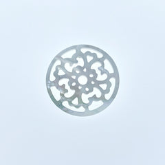 Mother of pearl filigree beads
