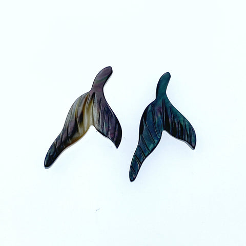 Whale Tail Beads Mother of Pearl BM-0117