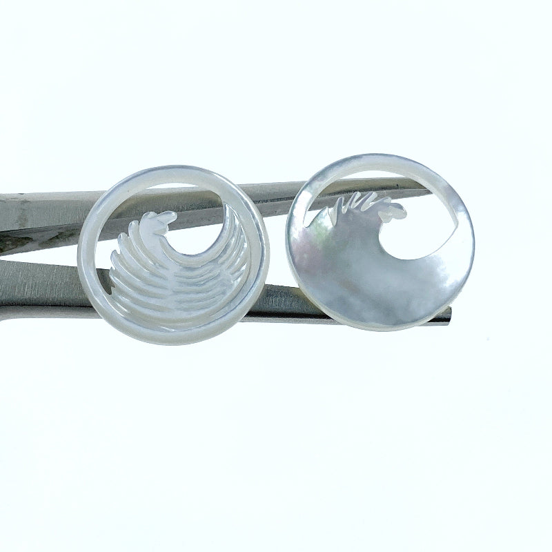 Wing Beads White Mother Of Pearl WM-0134