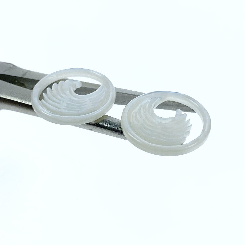 Wing Beads White Mother Of Pearl WM-0134