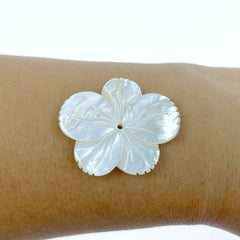 flower beads mother of pearl WM-0178-4